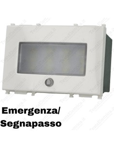 Lampada di emergenza compatibile Vimar Plana