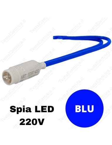 Spia Led Blu compatibile vimar plana arkè SD97420LB