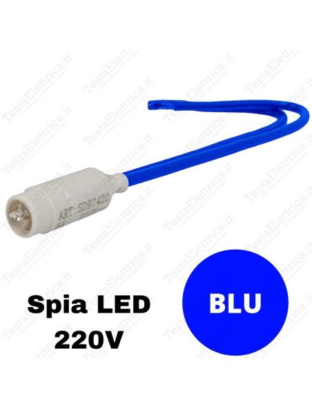 Spia Led Blu compatibile vimar plana arkè SD97420LB