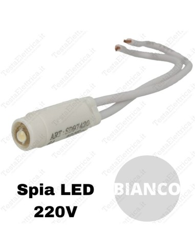 Spia Led Bianca 220v per Vimar Plana SD97420LW