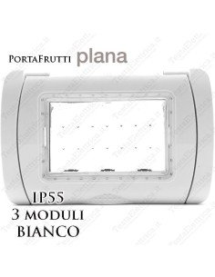 Portello 3 posti IP55 compatibile Plana Vimar