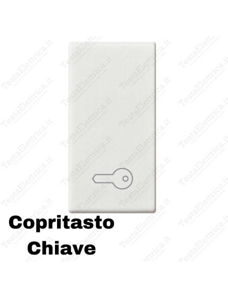 Copritasto simbolo chiave compatibile con serie Vimar Plana