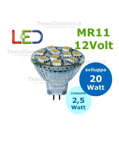 Lampda led MR11 12V 2,5W GU4 