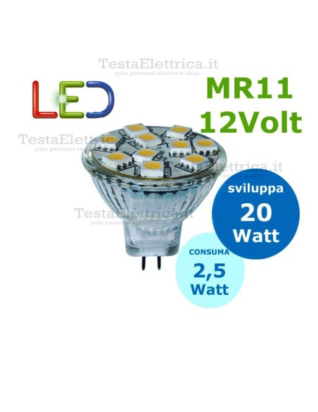 Lampda led MR11 12V 2,5W GU4 