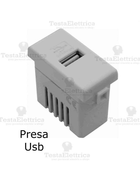 caricatore USB  compatibile con serie Bticino Matix biesse