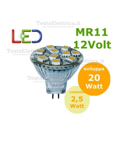 Lampda led MR11 12V 2,5W GU4 