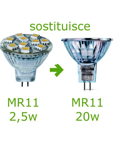 Lampda led MR11 12V 2,5W GU4 