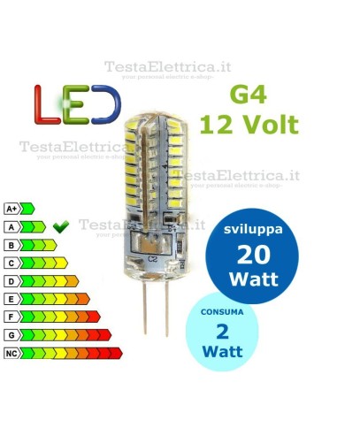 Lampada led G4 2W 12V  