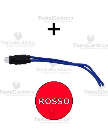 completo di spia led rossa