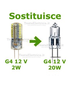 Lampada led G4 2W 12V   2