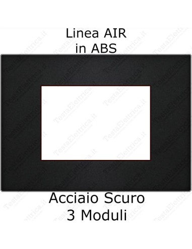 placca compatibile bticino axolute air grigio