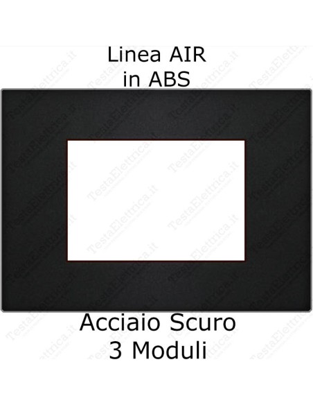 placca compatibile bticino axolute air grigio