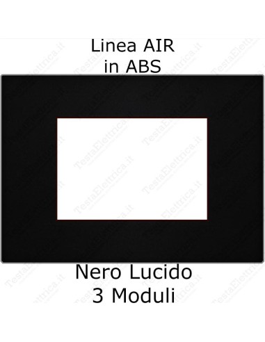 bticino axolute air compatibile placca nera