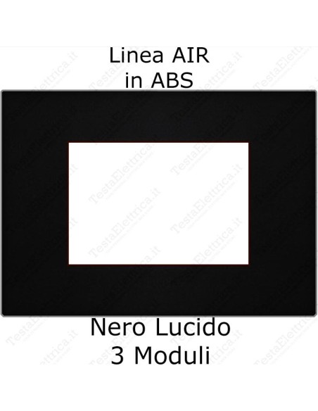 bticino axolute air compatibile placca nera