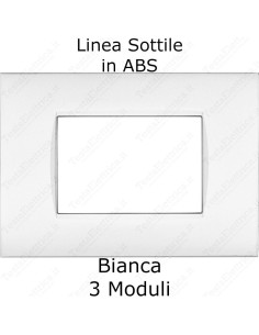 placca bianca compatibile bticino living light AIR