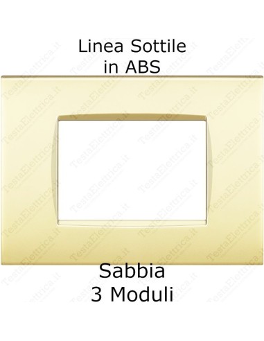 placca compatibile bticino living light AIR sabbia