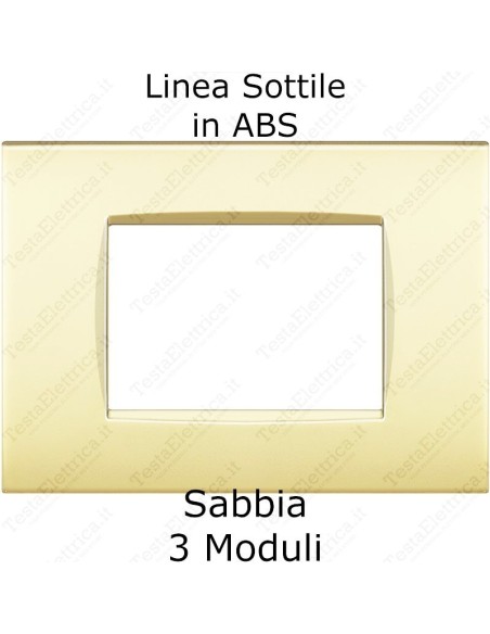 placca compatibile bticino living light AIR sabbia