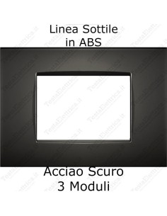placca compatibile bticino living light AIR Antracite