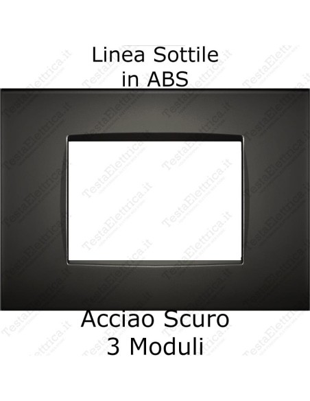 placca compatibile bticino living light AIR Antracite