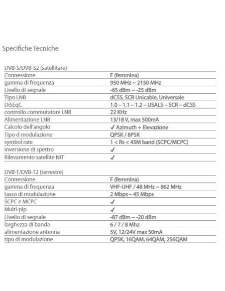 Caratteristiche tecniche