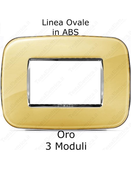 Placca Oro per serie Bticino Living Light