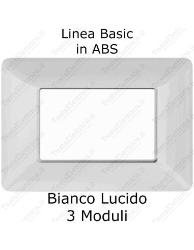 placca bianca compatibile vimar plana