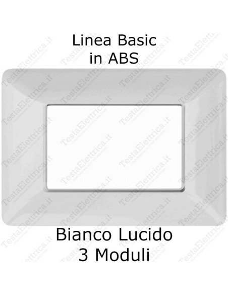 placca bianca compatibile vimar plana