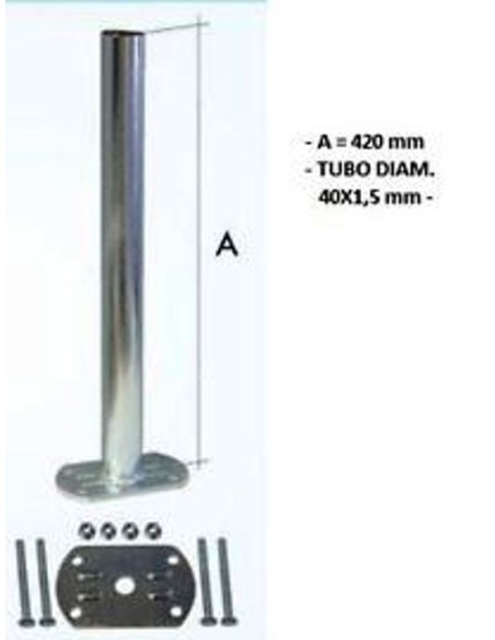 paletto per parabola 42 cm srt0004ctp