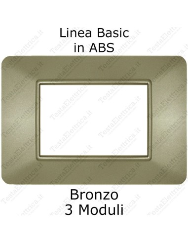 placca bronzo compatibile vimar plana