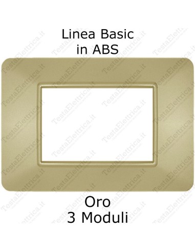 placca oro compatibile vimar plana