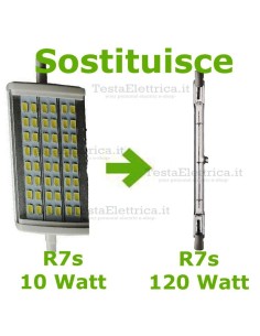 Lampada Led R7s 117 mm 10 W Digilamp 2