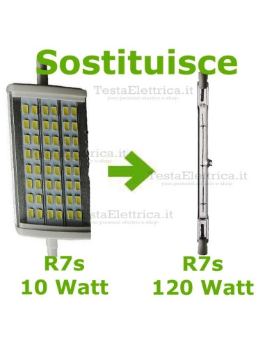 Lampada Led R7s 117 mm 10 W Digilamp