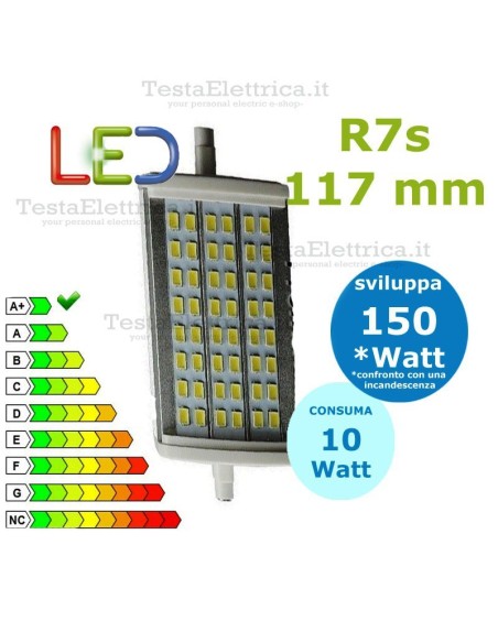 Lampada Led R7s 117 mm 10 W Digilamp