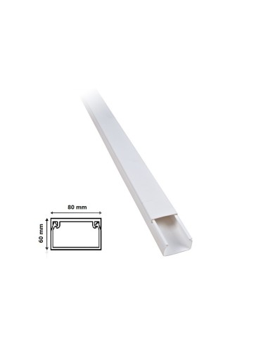 Canalina bianca 80x60 2 metri