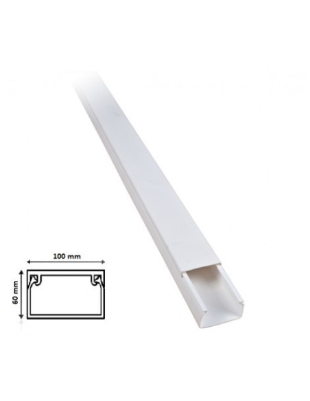 Canalina bianca 100x60 2 metri