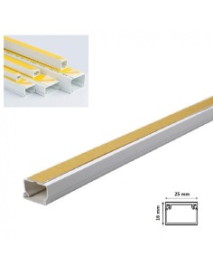 Canalina adesiva 25x16 2 metri  2
