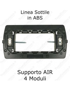 Supporto compatibile placche bticino living light AIR ln4704c