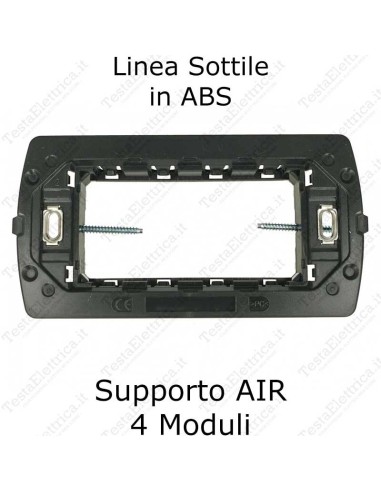 Supporto compatibile placche bticino living light AIR ln4704c