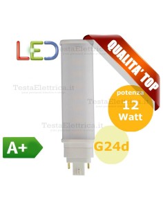 Lampada led G24  2 pin Pro FL D 12W 220V  4000k Wiva