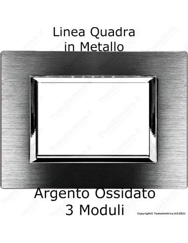 placca in metallo vimar plana compatibile