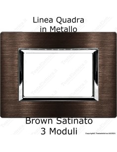 placca bticino matix in metallo