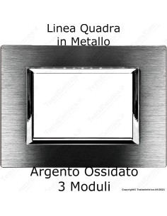 placca bticino matix in metallo