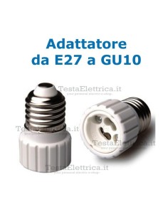 Adattatore da E27 a GU10
