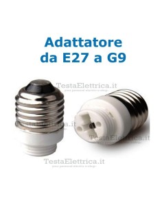 Adattatore da E27 a G9