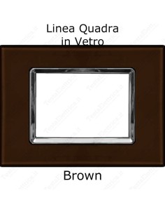 placca vetro testa di moro plana