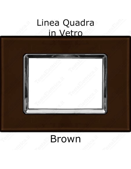 placca vetro testa di moro plana