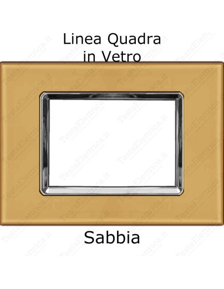 placca vetro sabbia plana