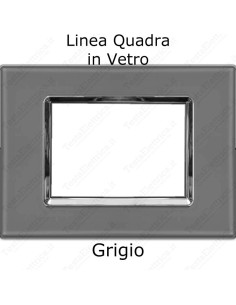 placca compatibile vimar argento