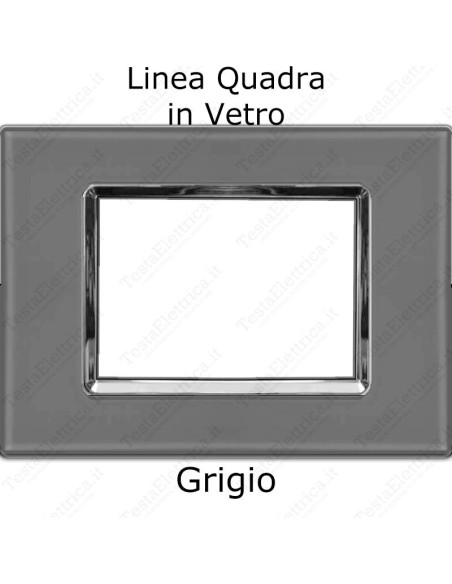 placca compatibile vimar argento