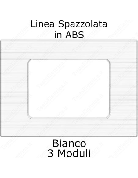 placca bianco opaco compatibile matix tot electric